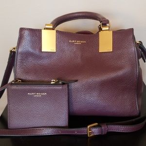Kurt Geiger Emma satchel with small wallet